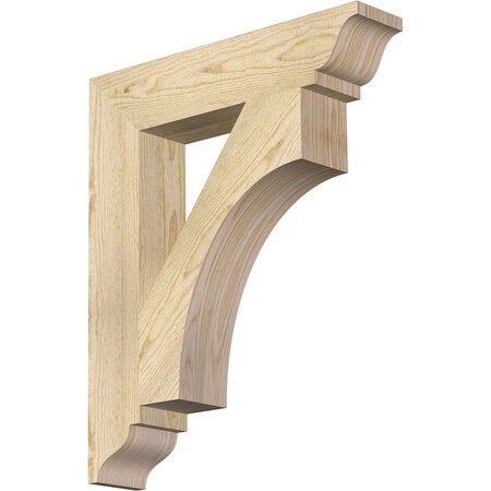 Ekena Millwork Westlake Traditional Rough Sawn Bracket, Douglas Fir, 4"W x 20"D x 24"H BKT04X20X24WTL01RDF